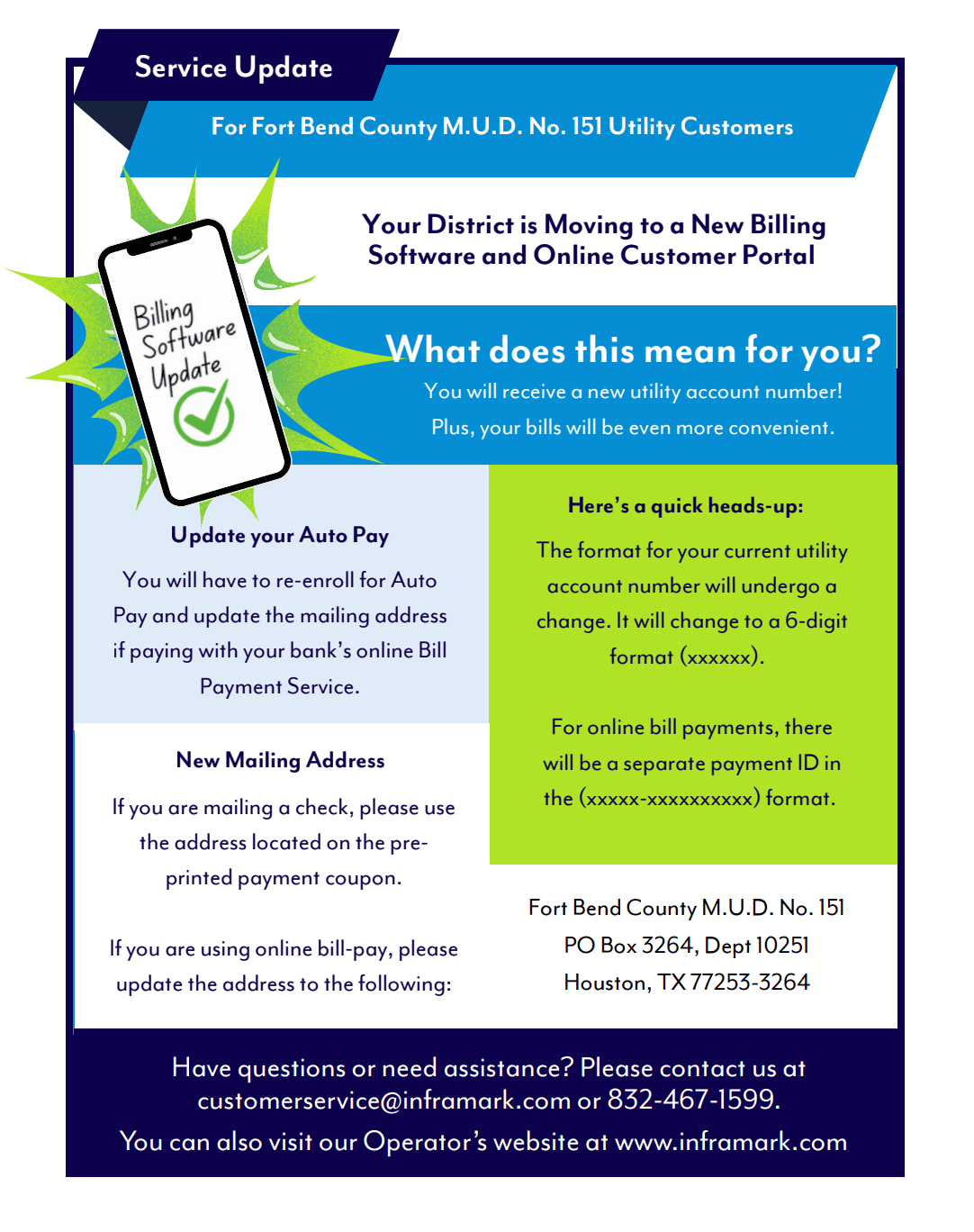 FBMUD151 Billing Flyer