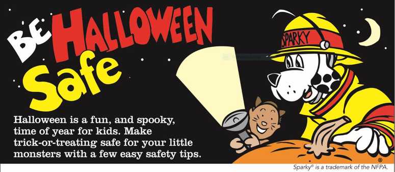 Be Halloween Safe graphic